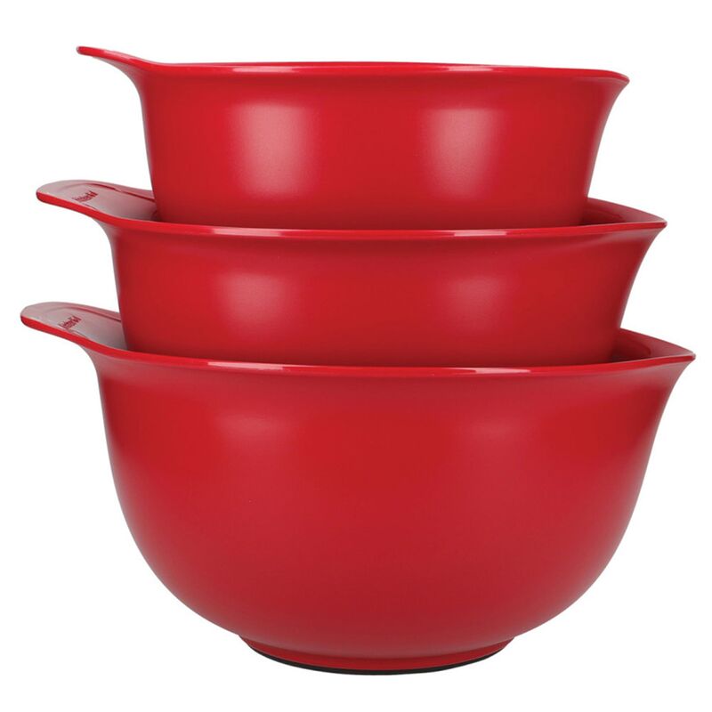 KitchenAid Blandskålar Empire Red 3St