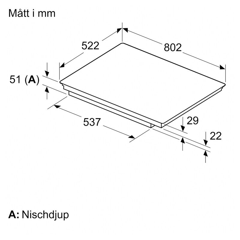 EX851HEC1E iQ700 induktiotaso, musta