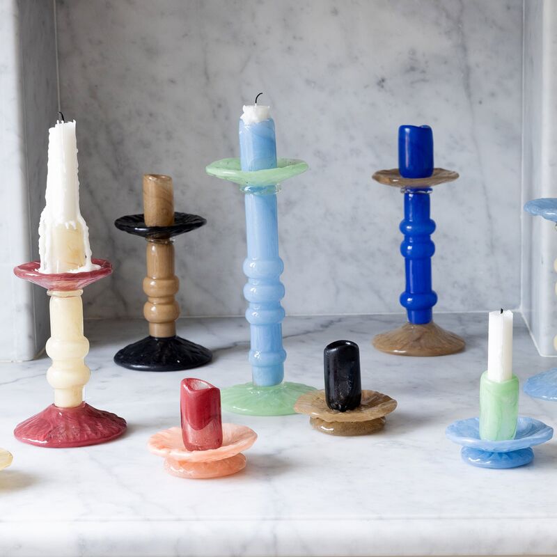 Byon Lara Xs ljusstake, vinröd/rosa