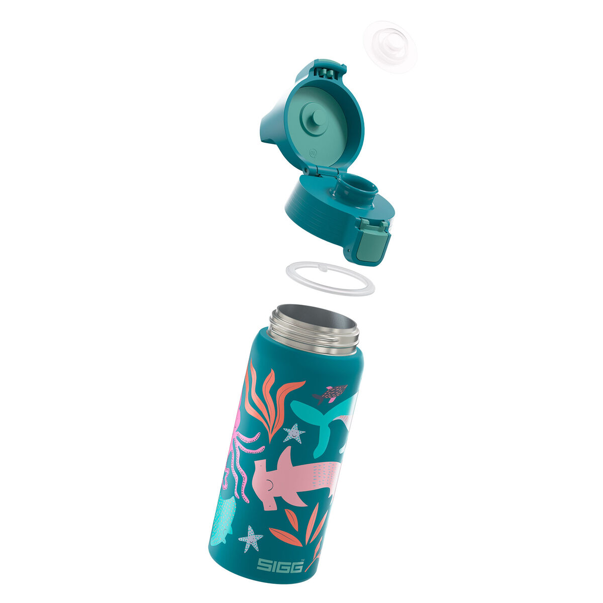 SIGG Shield Therm ONE barn termosflaske 0,5 liter, blå verden