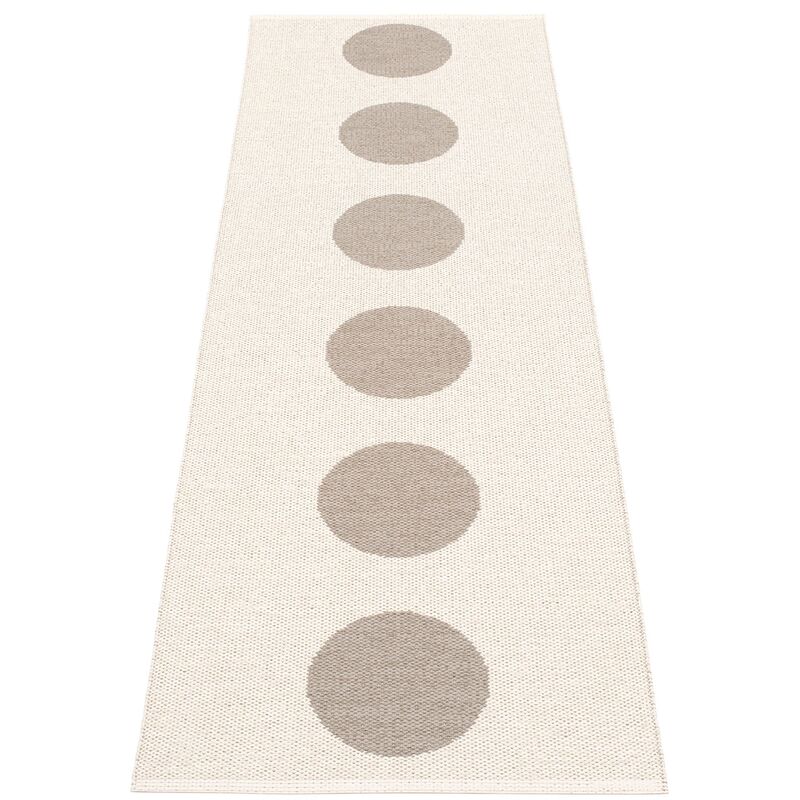 Gulvteppe Vera, 70 x 225 cm, mud/vanilla