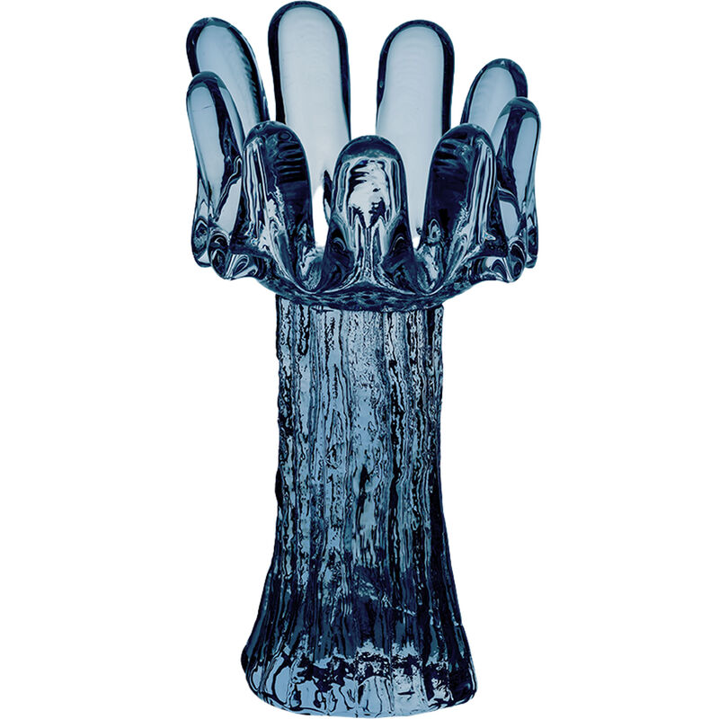 Kosta Boda Sunflower kynttilälyhty 180 mm, kierrätetty lasi