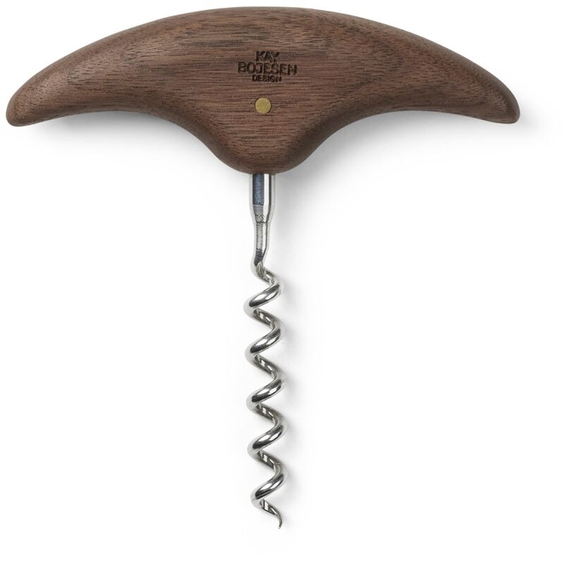 Korkskruv, valnöt, 11 cm 