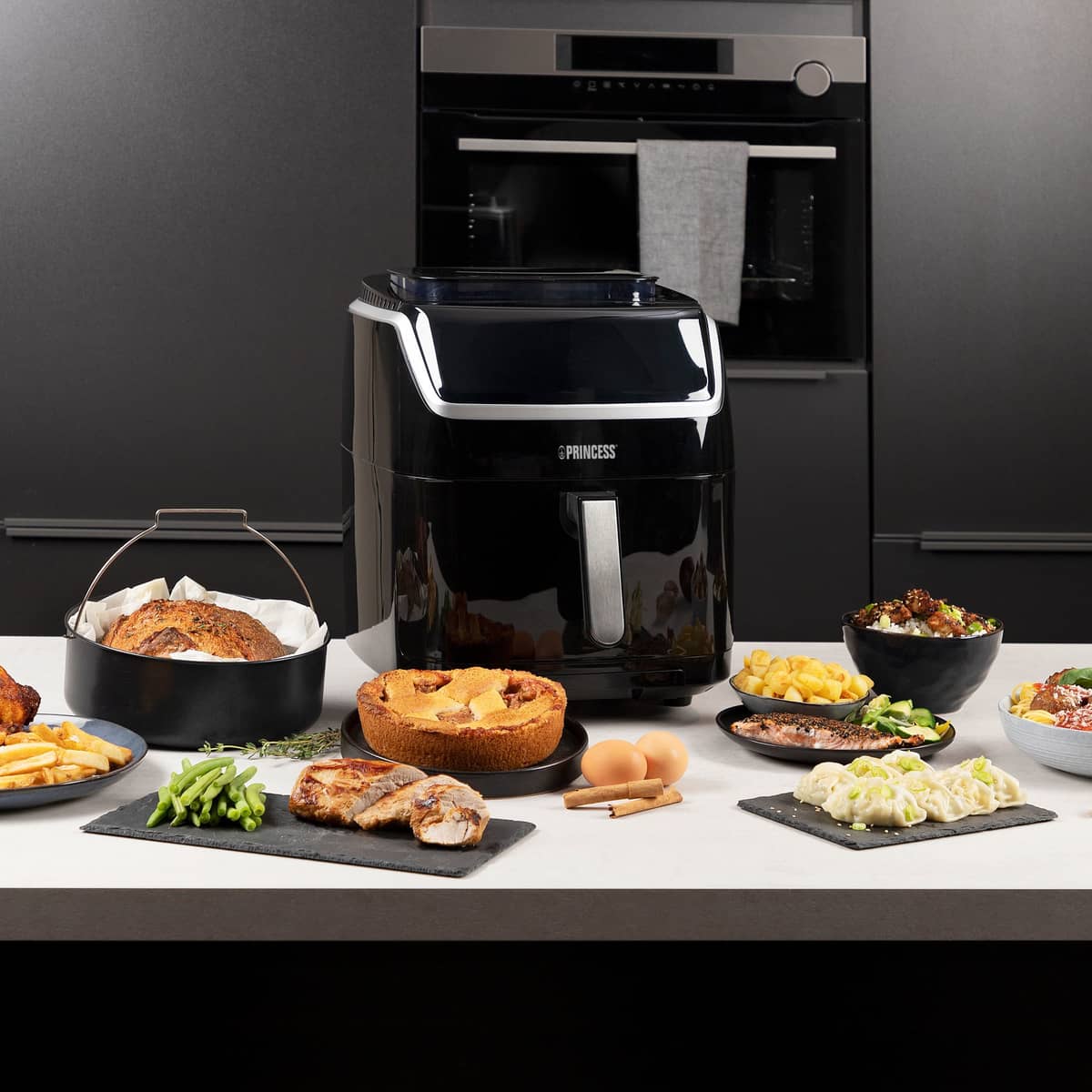 Steam airfryer 6,5 litraa