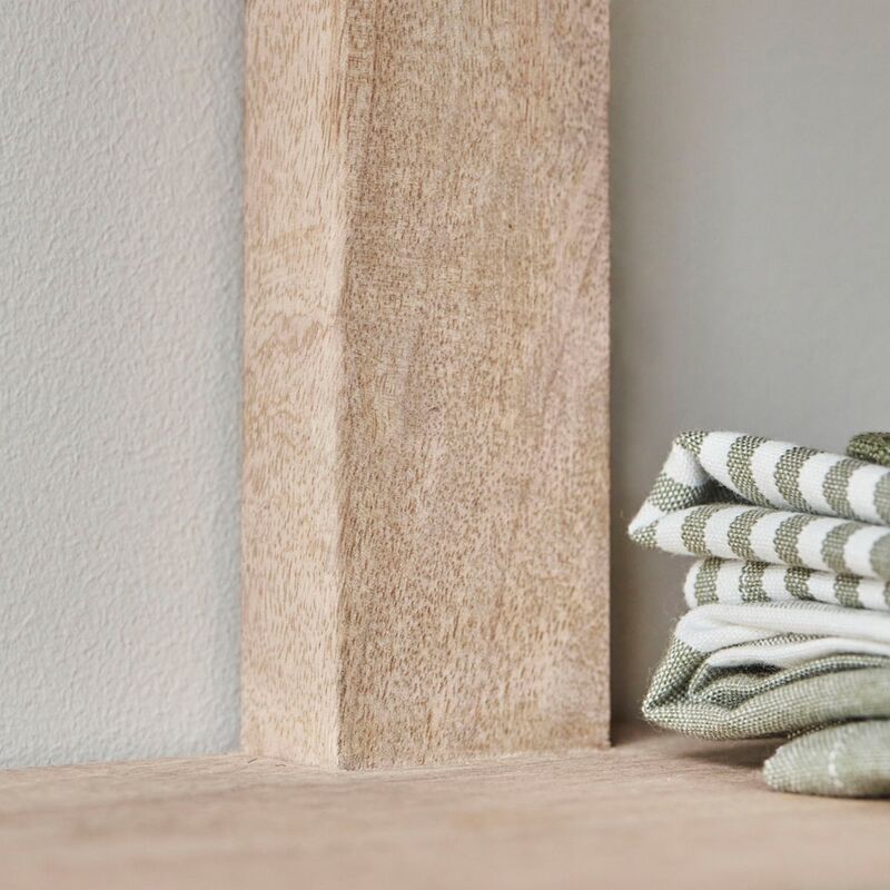 Set hylla 75 cm, natur