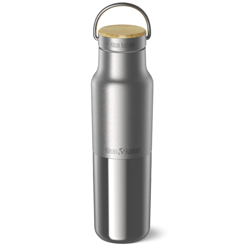 Insulated Reflect flaske med bambuslåg 355 ml