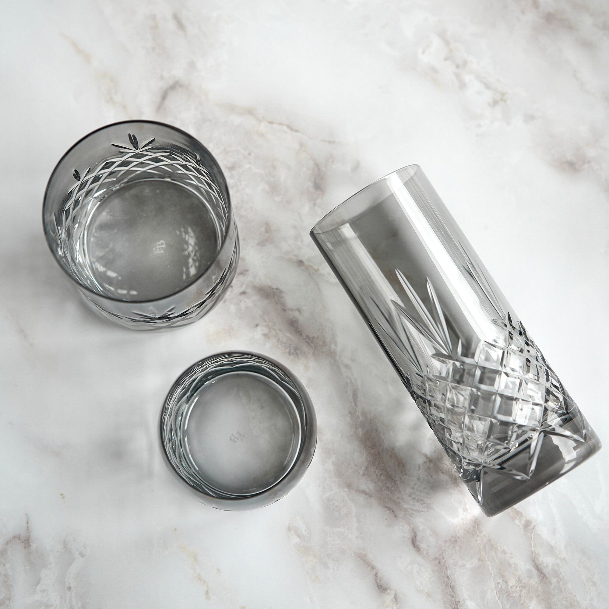 Alternativ bild 1 för Frederik Bagger Crispy Highball Glas Dark 2 st