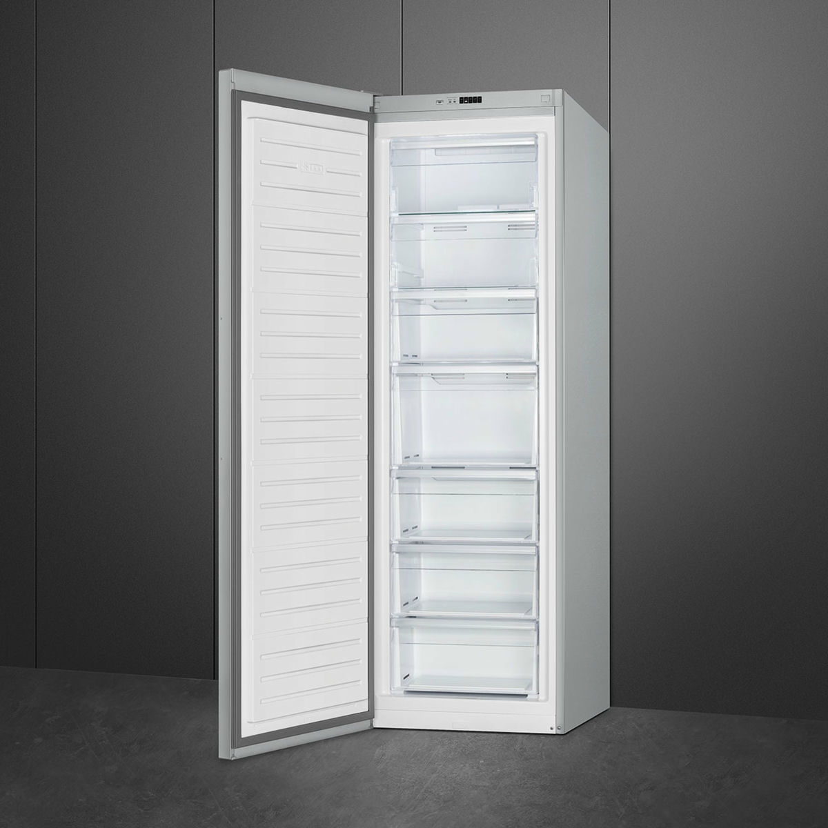 FF18EN2HX fryser, 186 cm, rustfrit stål