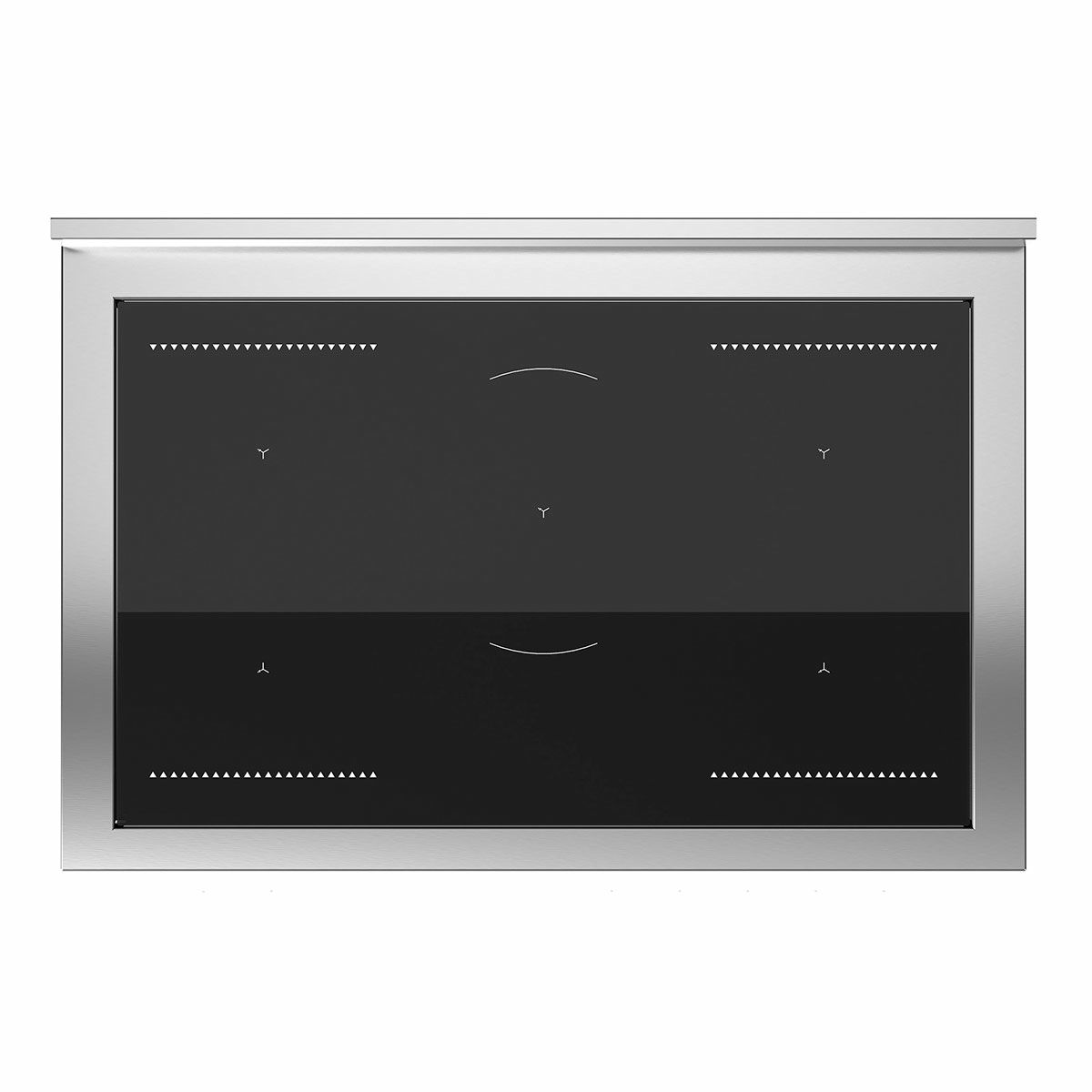 HER95I2ENEC Heritage induktionsspis med dubbelugn 90 cm 5 zoner, mattsvart