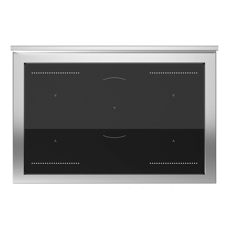 HER95I2ENEC Heritage induksjonskomfyr med dobbeltovn 90 cm 5 soner, mattsvart