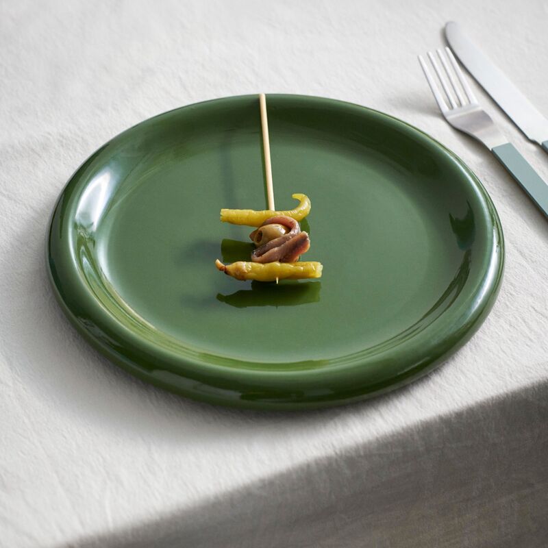 tallrik 18 cm 2-pack, grön