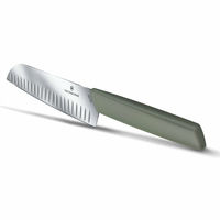 Swiss Modern santokukniv 17 cm, oliv