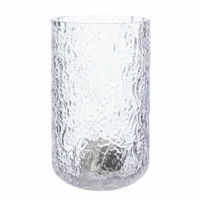 Ljuslykta 15 cm, mönstrat glas