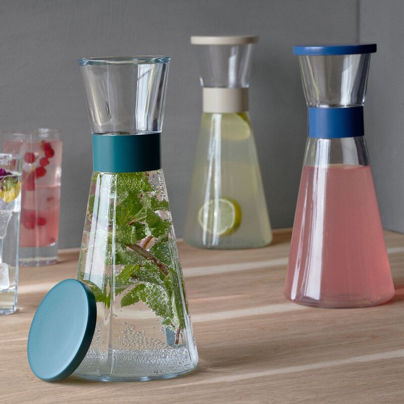 Grand Cru vannkaraffel 0,9 liter, ocean blue