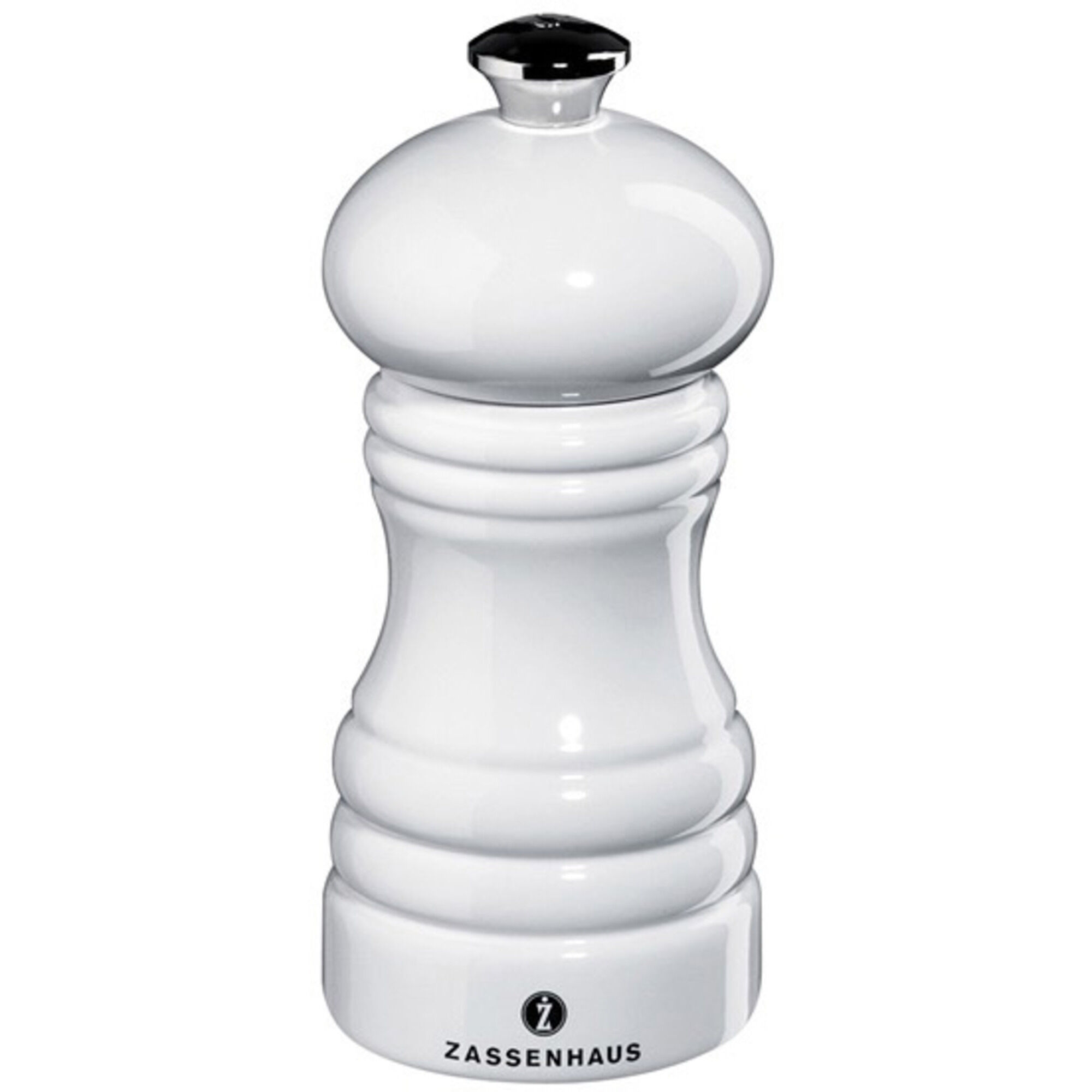 Zassenhaus Berlin pepperkvern 12 cm Plain white
