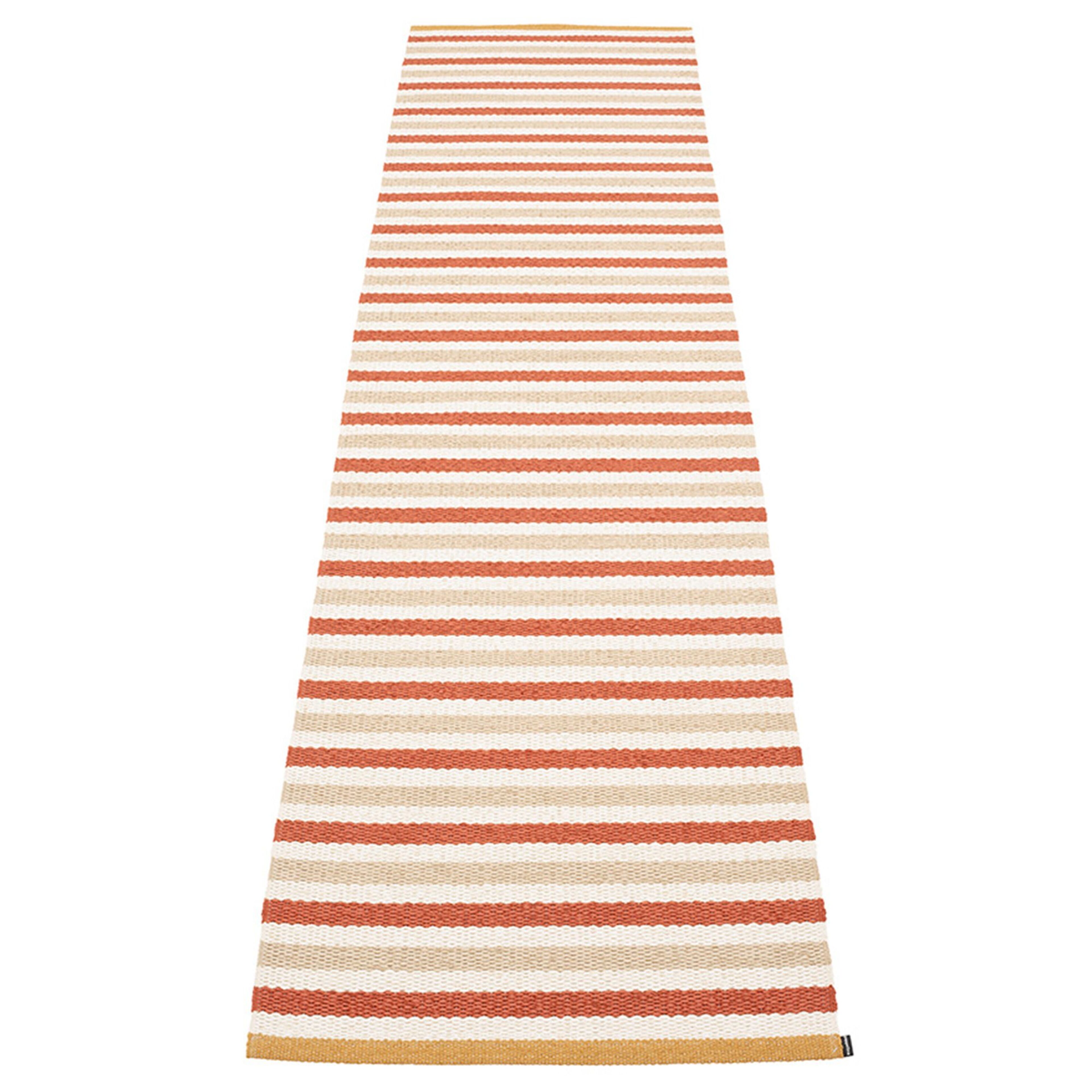 Teo matta 70 cm x 300 cm, brick/beige/vanilla