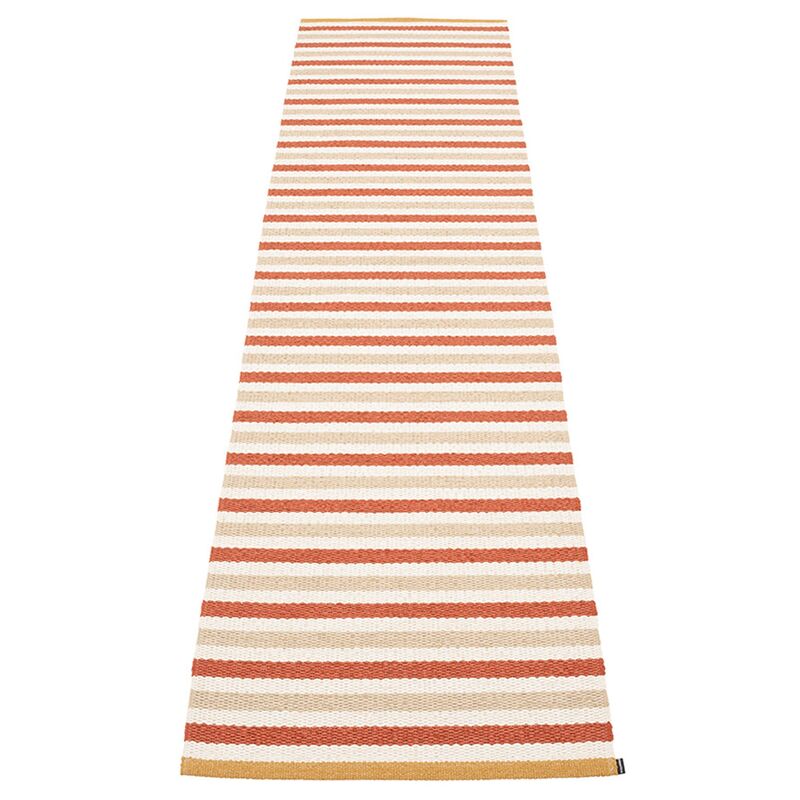 Teo matta 70 cm x 300 cm, brick/beige/vanilla