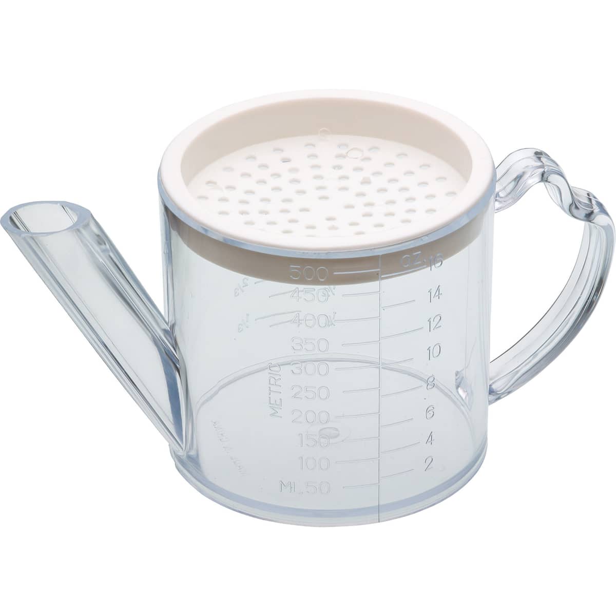 Fettseparator 500 ml Gjennomsiktig plast