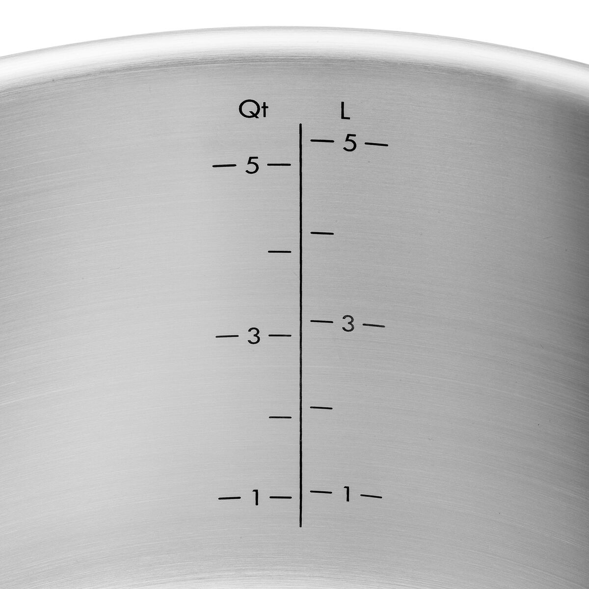 Pure grytesett 5 deler + 4 lokk, rustfritt stål