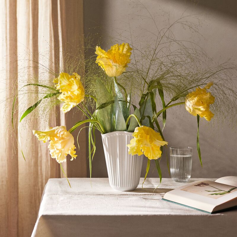 Unfold vas 20,5 cm, vit