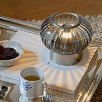 Urc bærbar bordlampe 19 cm, smoke