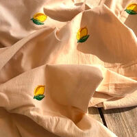 Midnatt Soda Lemon duk 250×145 cm, beige