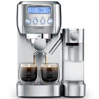 Caso Gourmet Latte Espressomaskine, sølv