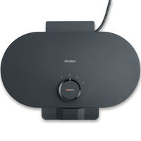 WA 2118 dubbelt våffeljärn, svart