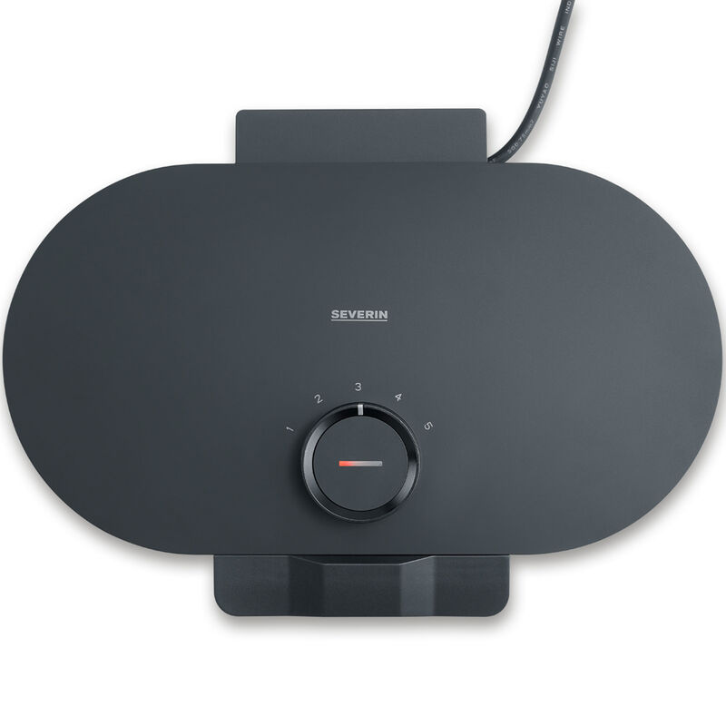 WA 2118 dubbelt våffeljärn, svart