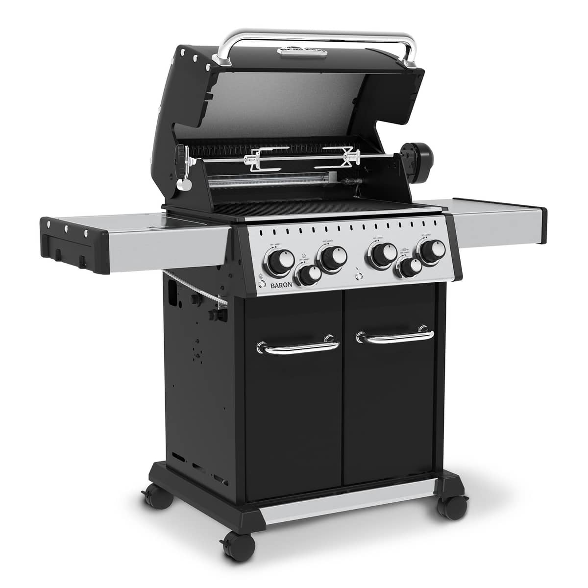 Baron 490 gasolgrill, svart
