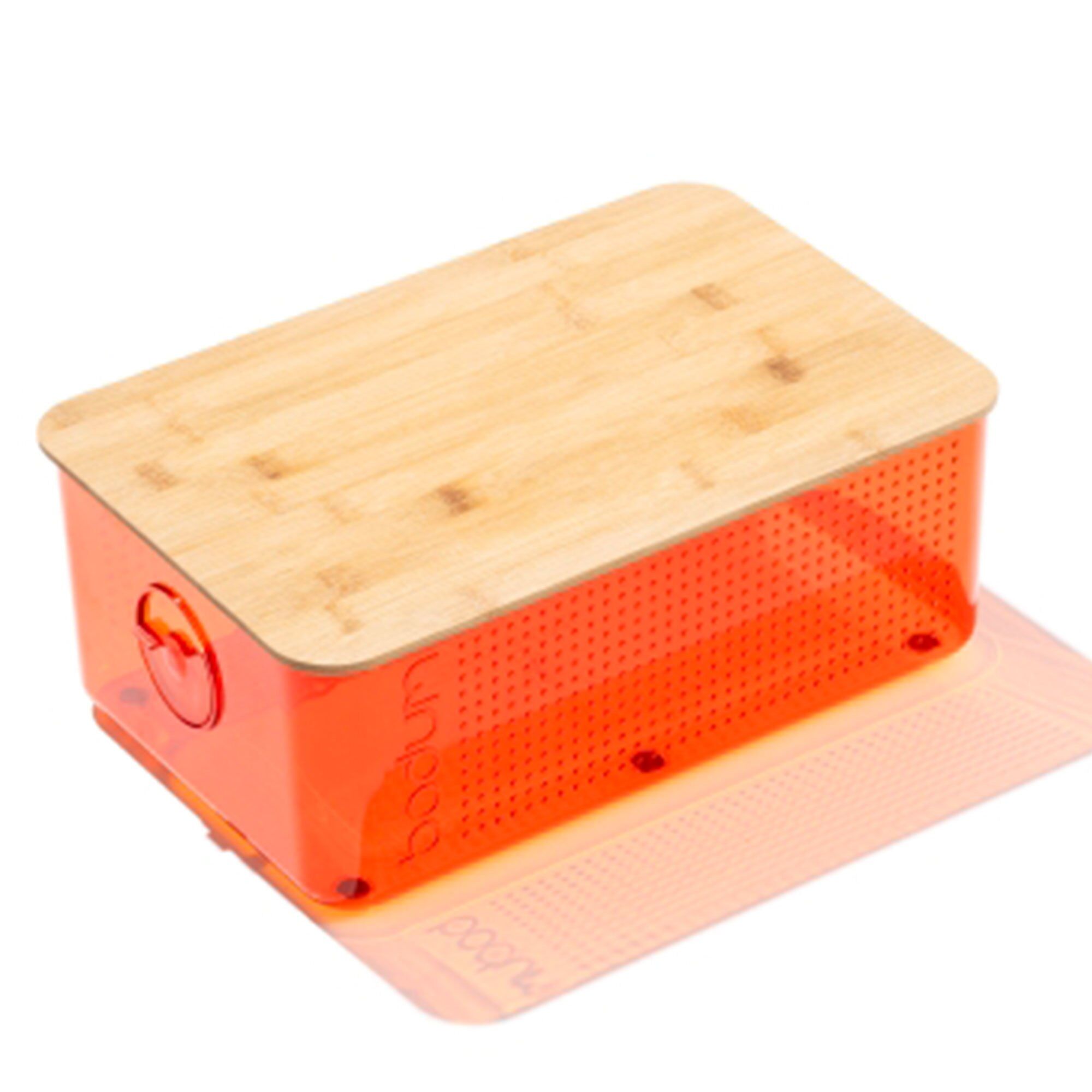 Alternativ bild 1 för Bodum - Bistro brödlåda 36,5x23,5 cm orange