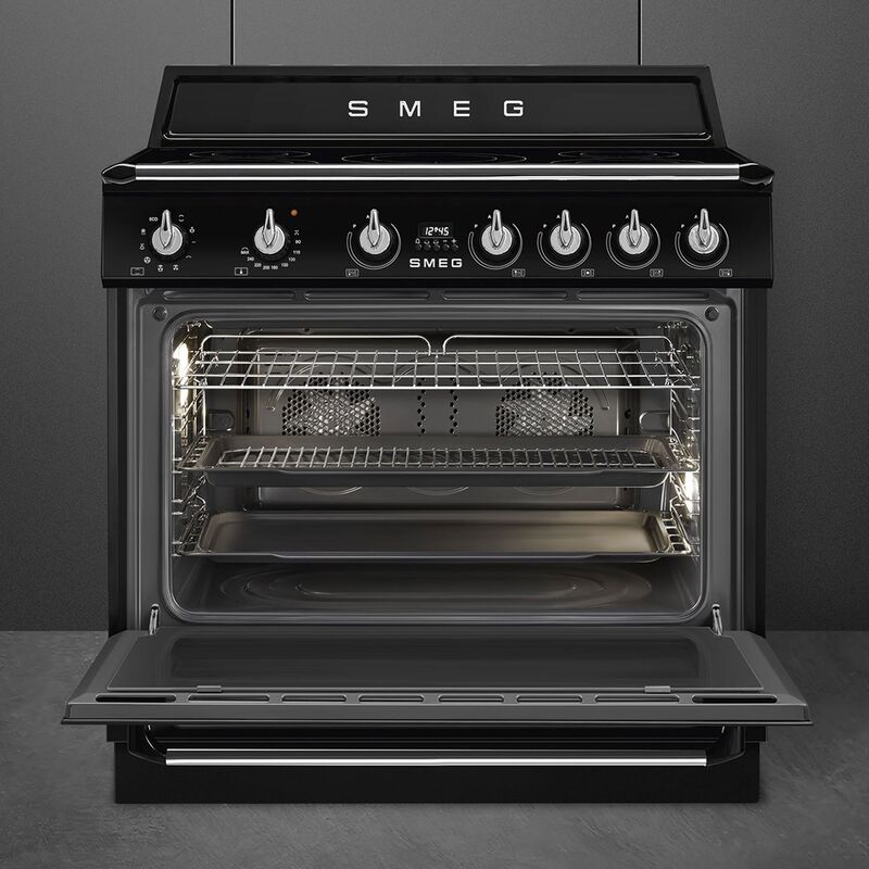 Induksjonskomfyr Victoria TR90IMBL 90 cm, svart