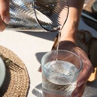 RAW Unique Swirl highball-lasi 45 cl, vaaleansininen