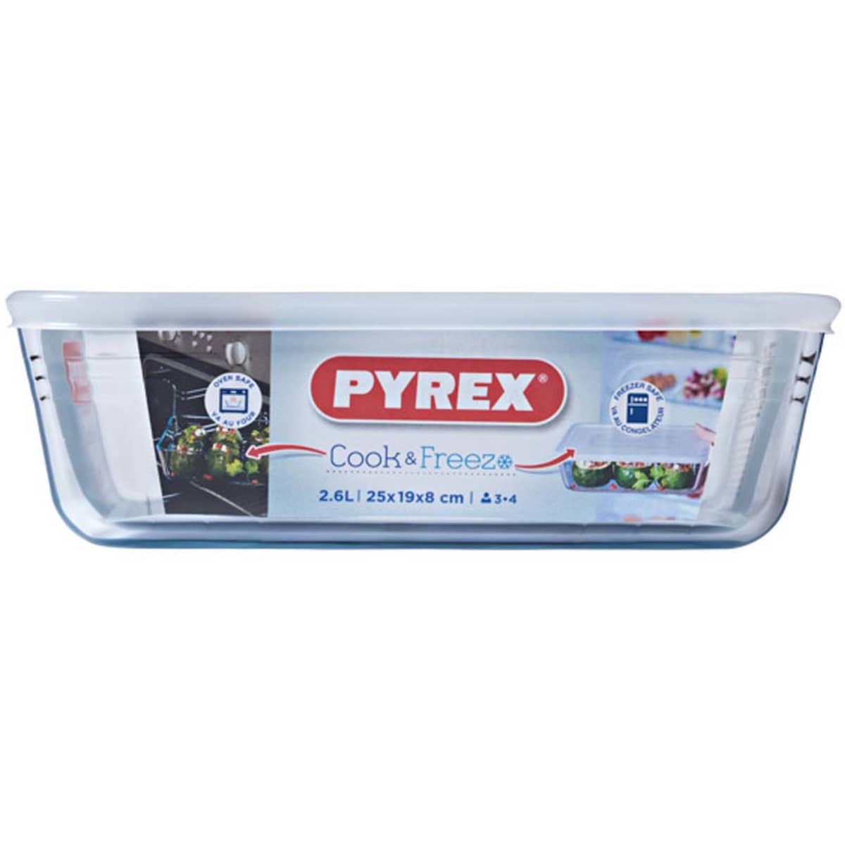 Cook & Freeze Matlåda 25x19 cm 2,6 l