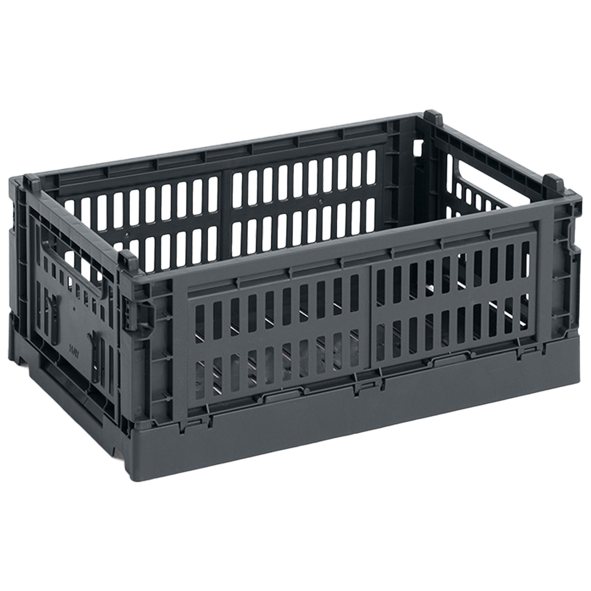 HAY Colour Crate Small oppbevaringsboks, charcoal