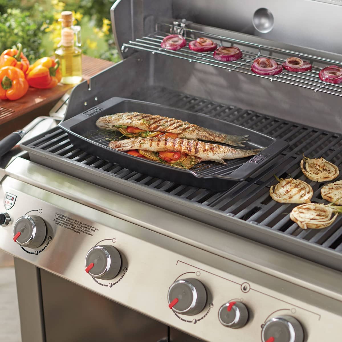Keramisk grillform