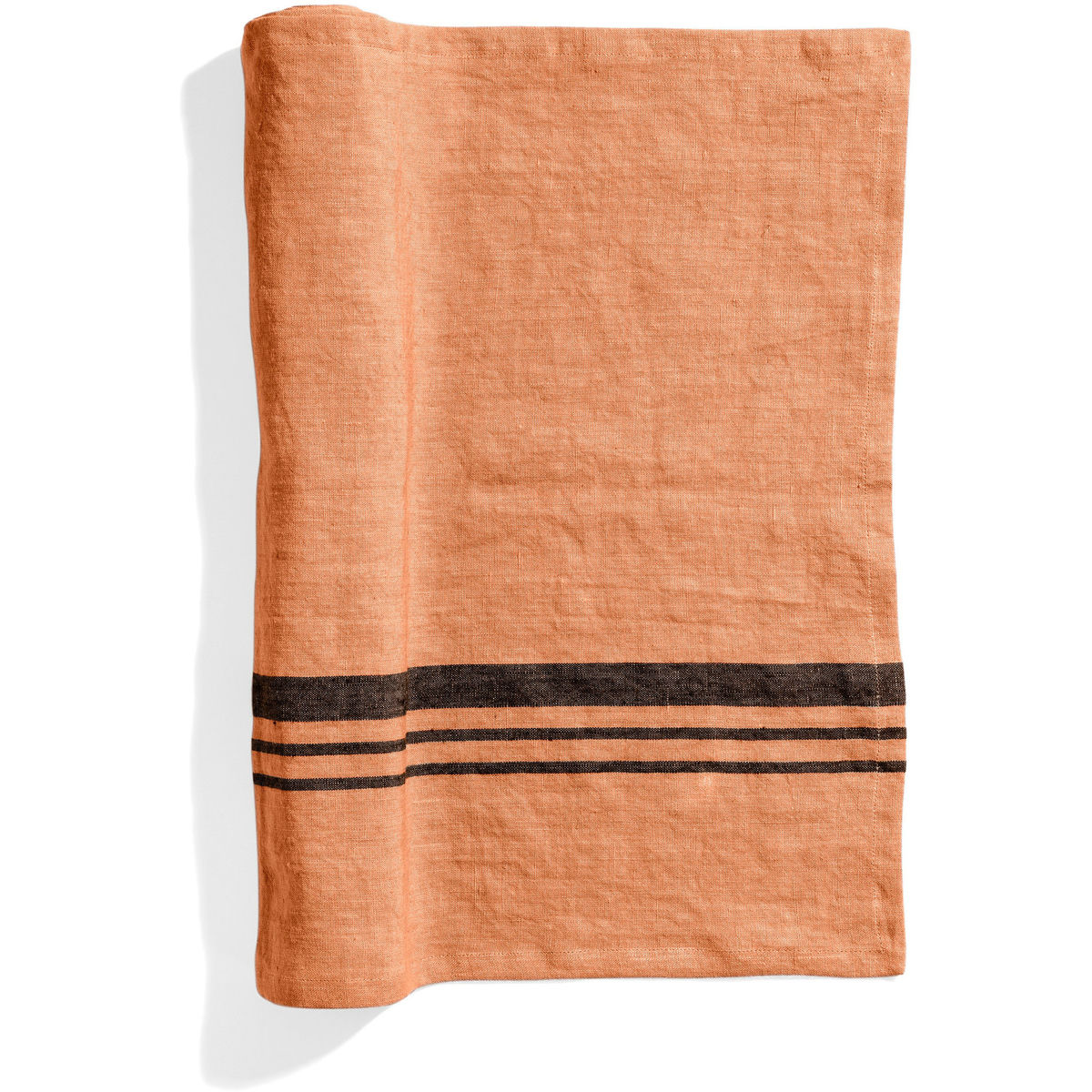 Bordløper LIFT i lin, stripe, Dry Terracotta
