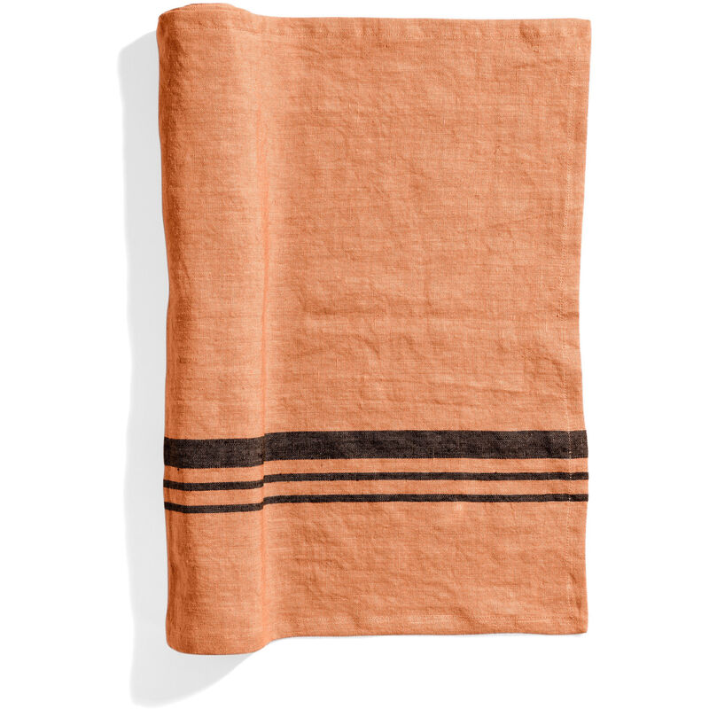 Bordløber Lift i linned, Terracotta