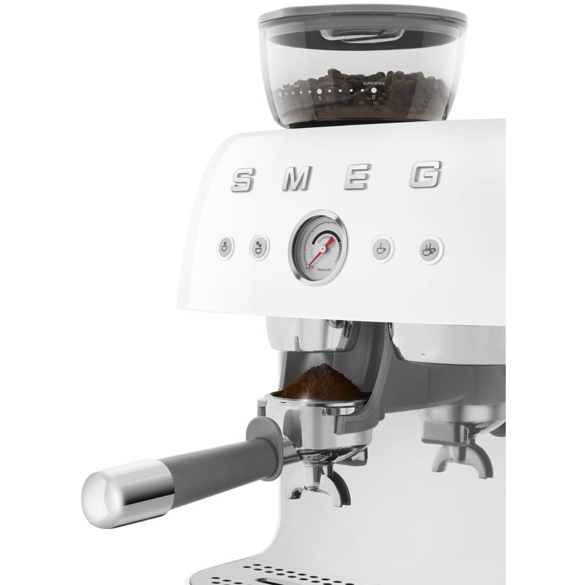 EGF03 Manuell espressomaskin, vit