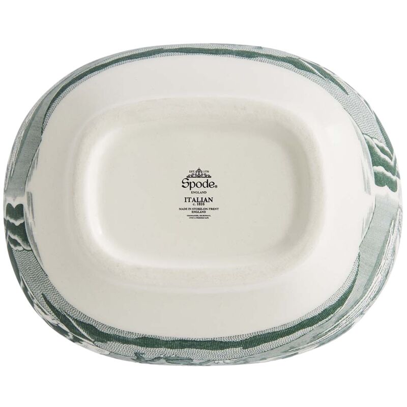 Heritage Green Italian sockerskål med lock 25 cl, grön/vit