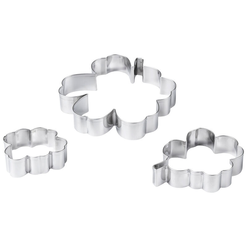 Marimekko Unikko kakformar 3-pack, rostfritt stål