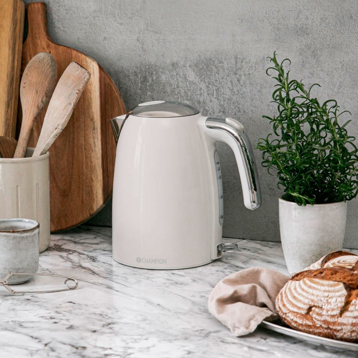 Elkedel, 1,7 liter, Creme White Series