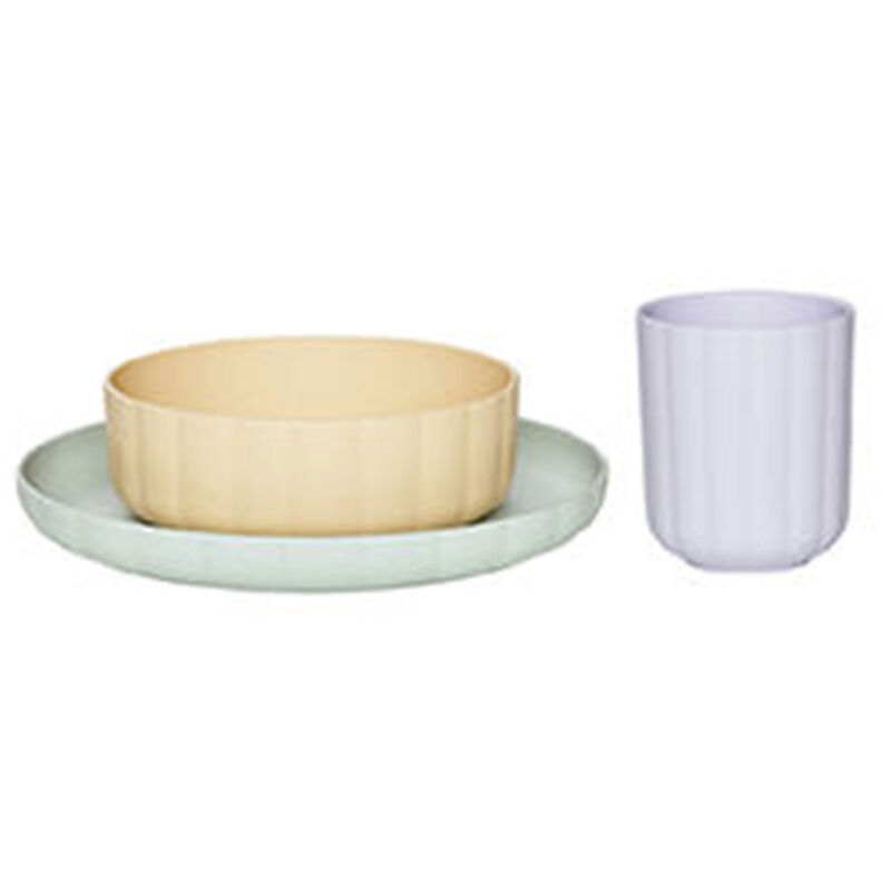 OYOY Mini Pullo barneservise 2 deler, mint/lavendel