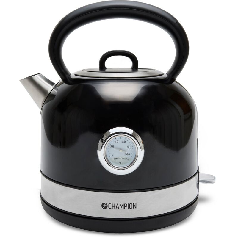 Retro Elkedel 1,7 liter, sort