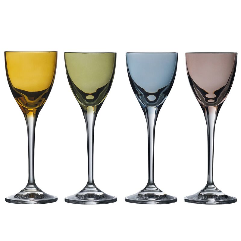 Joyful Snapseglas, mix, 4 stk.