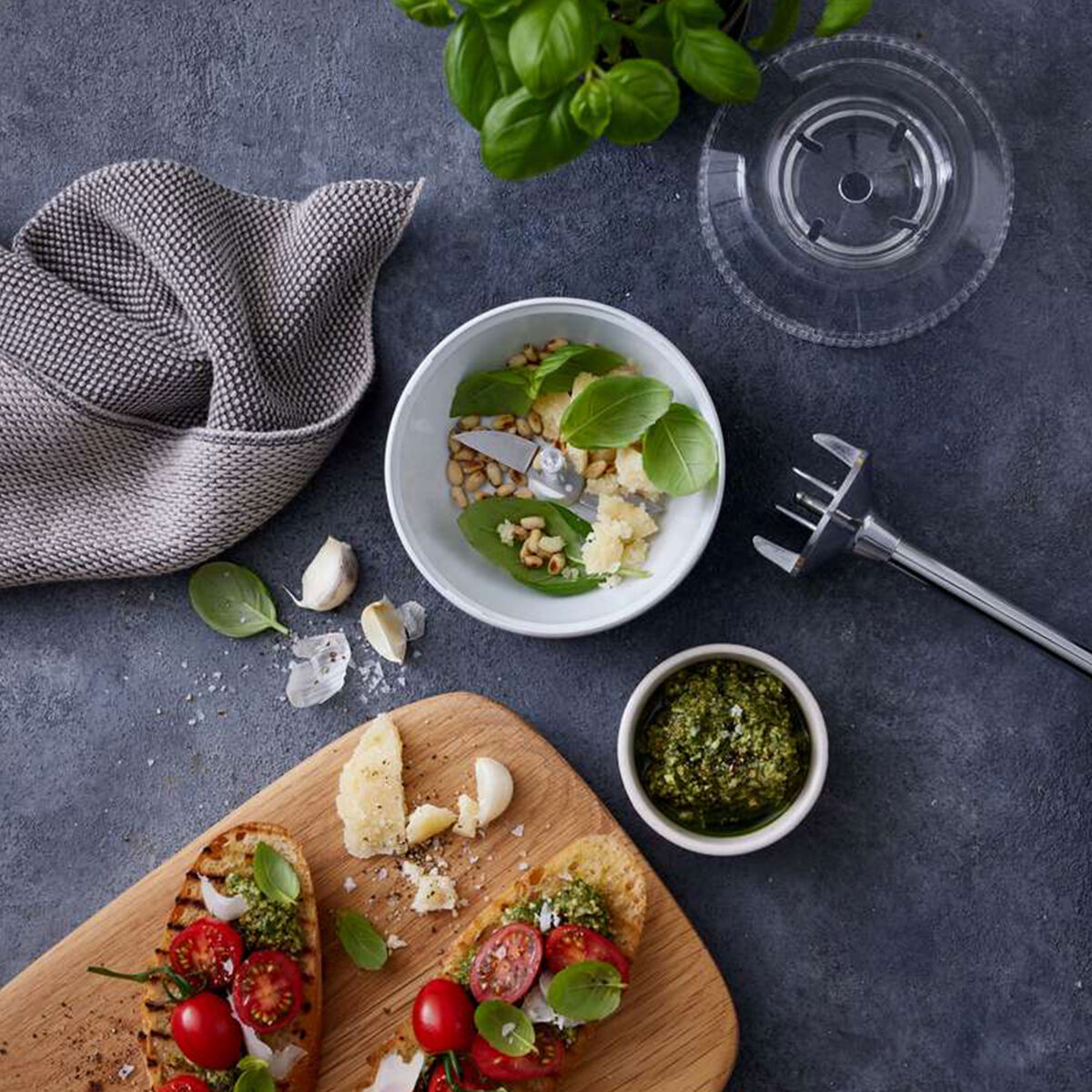 Bamix Swissline Superbox stavblender, sølvgrå