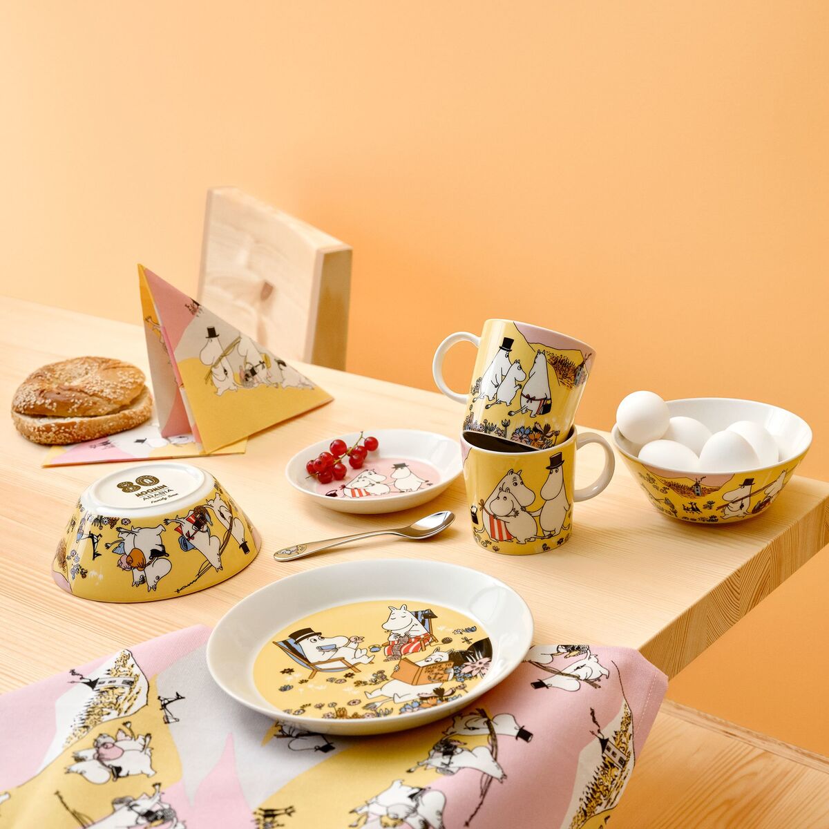 pappersservett 33 cm, Familjemys