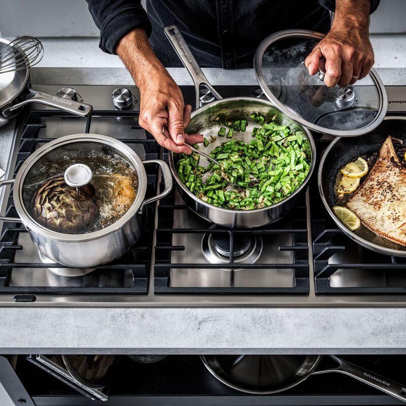 Cookware Collection -kattila, kannellinen, ruostumatonta terästä, 20 cm
