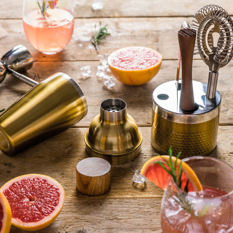 Cocktail- ja drinkkisetti, 6 osaa