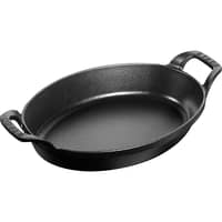 Uuninkestävä La Cocotte Oval -lautanen, 24cm. 1 litra, musta